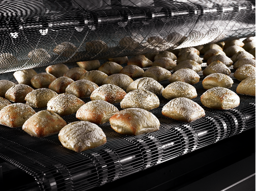 conduction and radiation stone oven for bakery